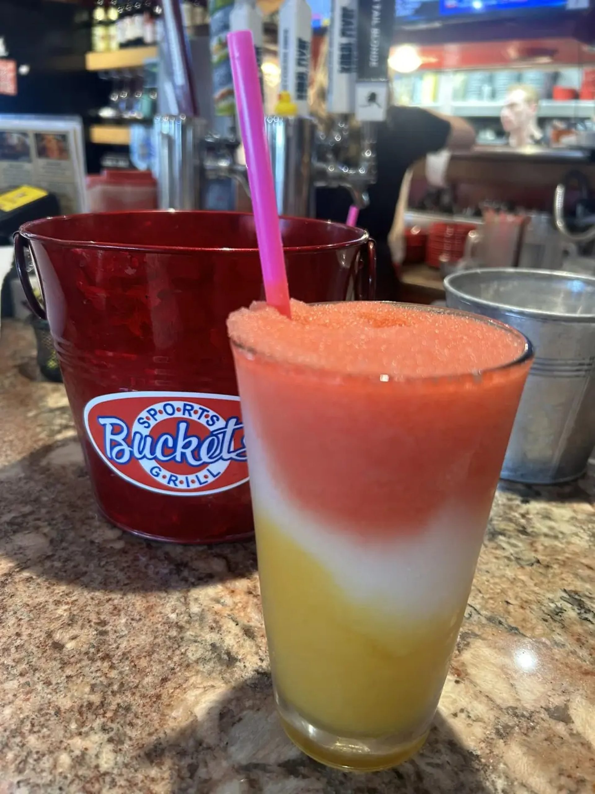 Drinks at the bar