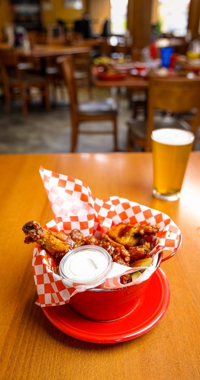 8 Pieces Chicken Wings.