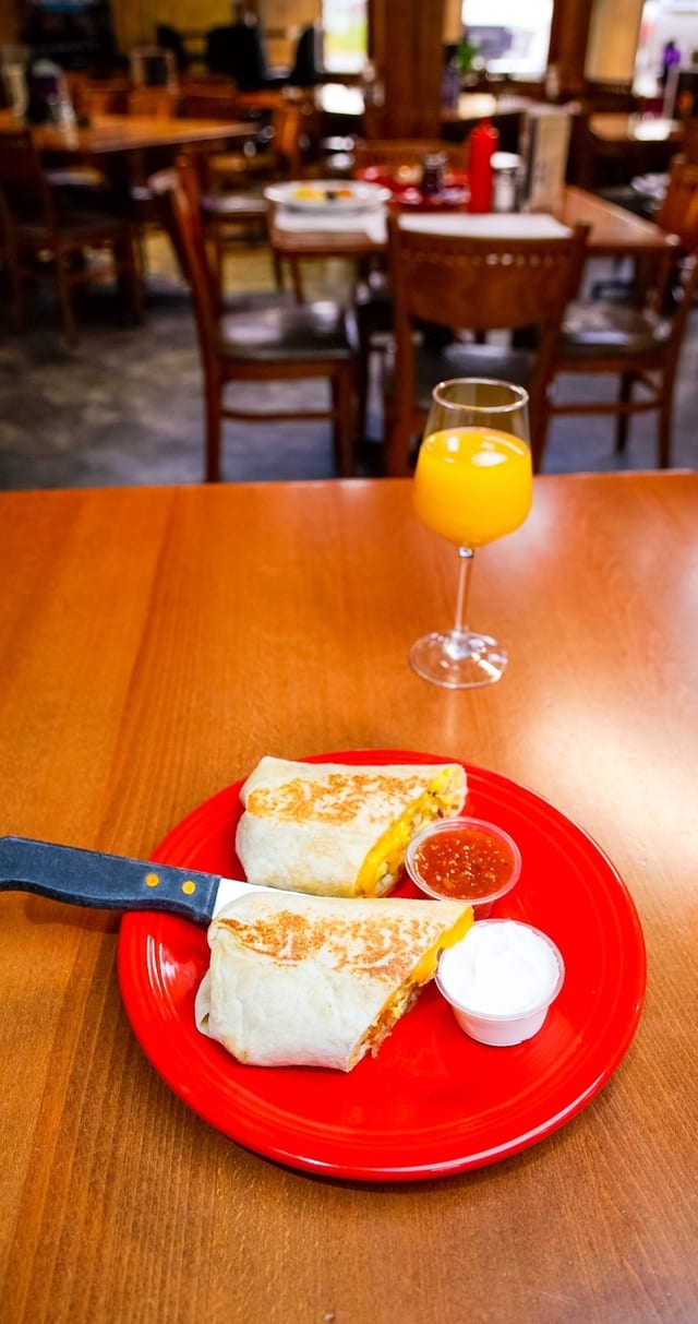 Daily Limit Breakfast Burrito.